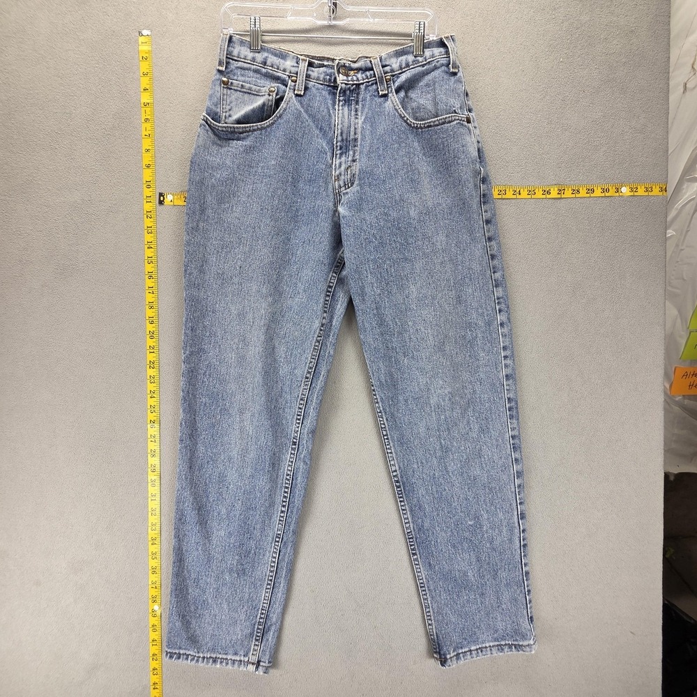 Vintage Levis 545 Jeans Womens Blue Loose Baggy Made in USA Zip Fly Fits 29x30
